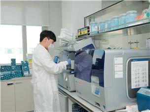 한국식품연구원의 실험실 모습