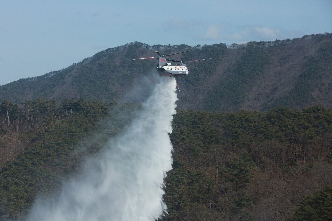 해외임차 헬기(산림청 제공)